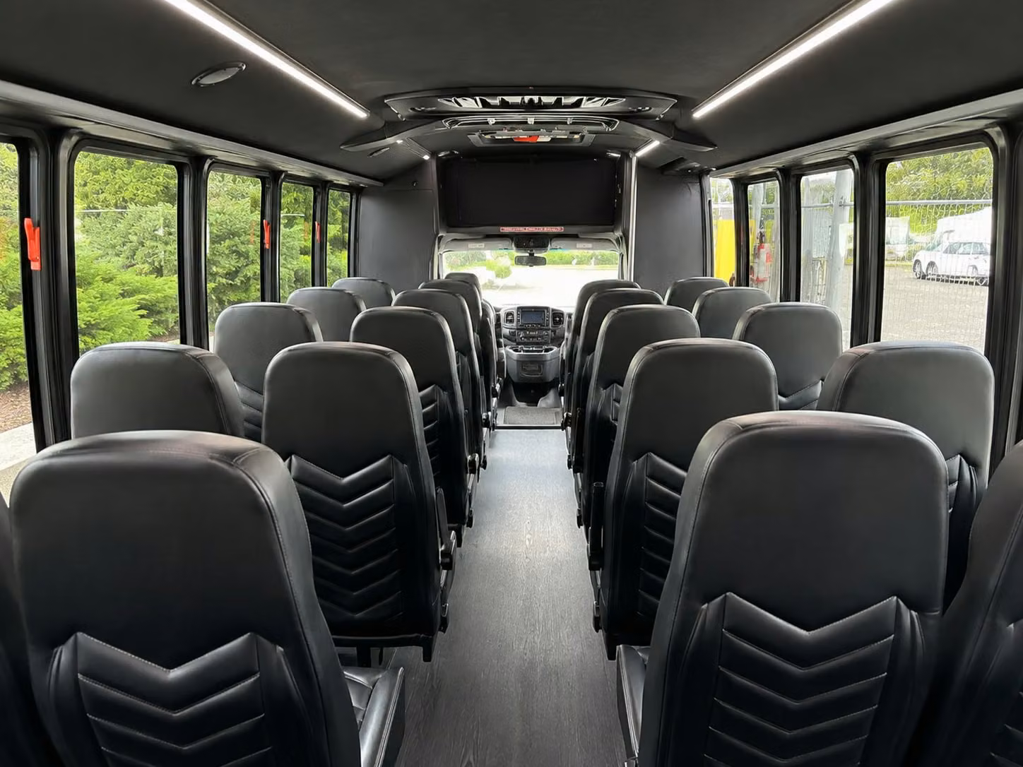 18 passenger minibus inside
