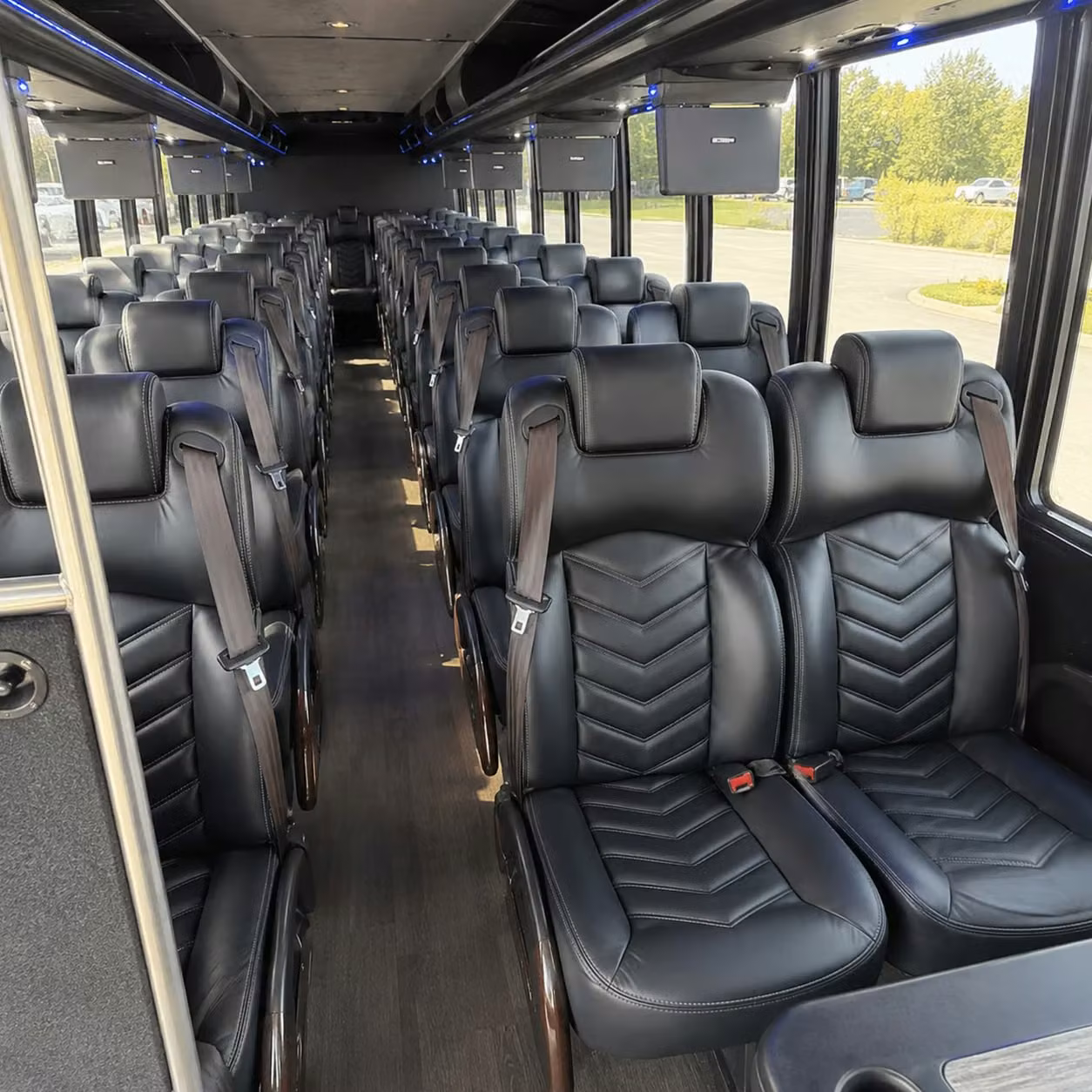 25 passenger minibus inside