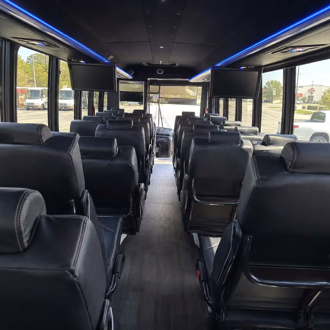 25 passenger minibus interior