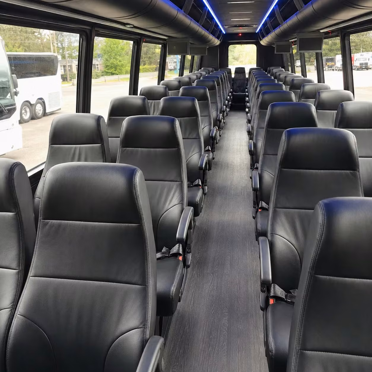 30 passenger minibus inside