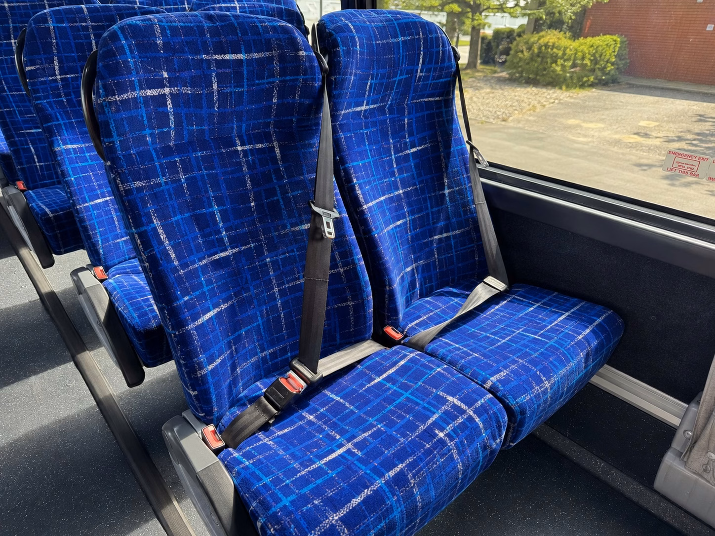 56 passenger charter bus inside
