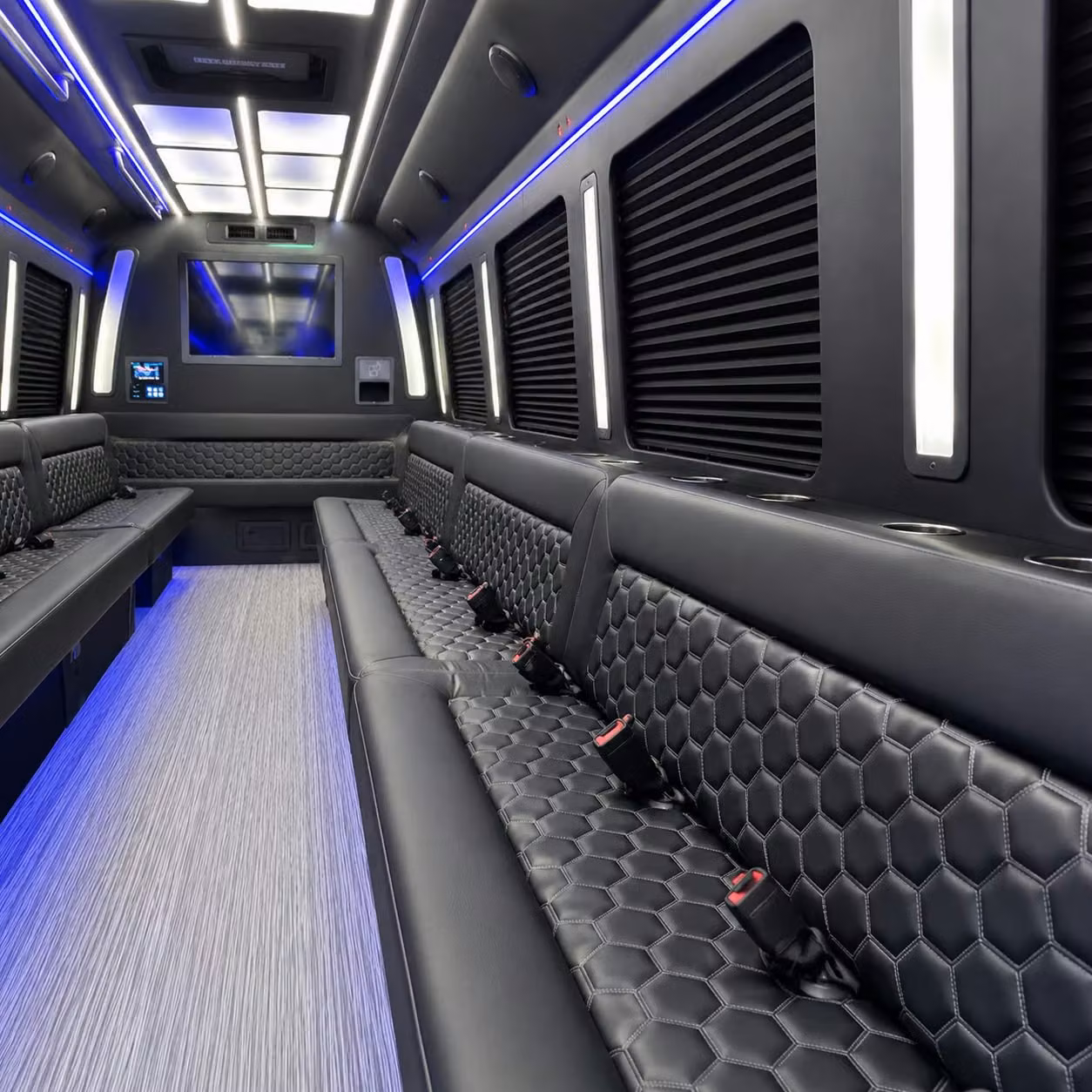 party bus interior