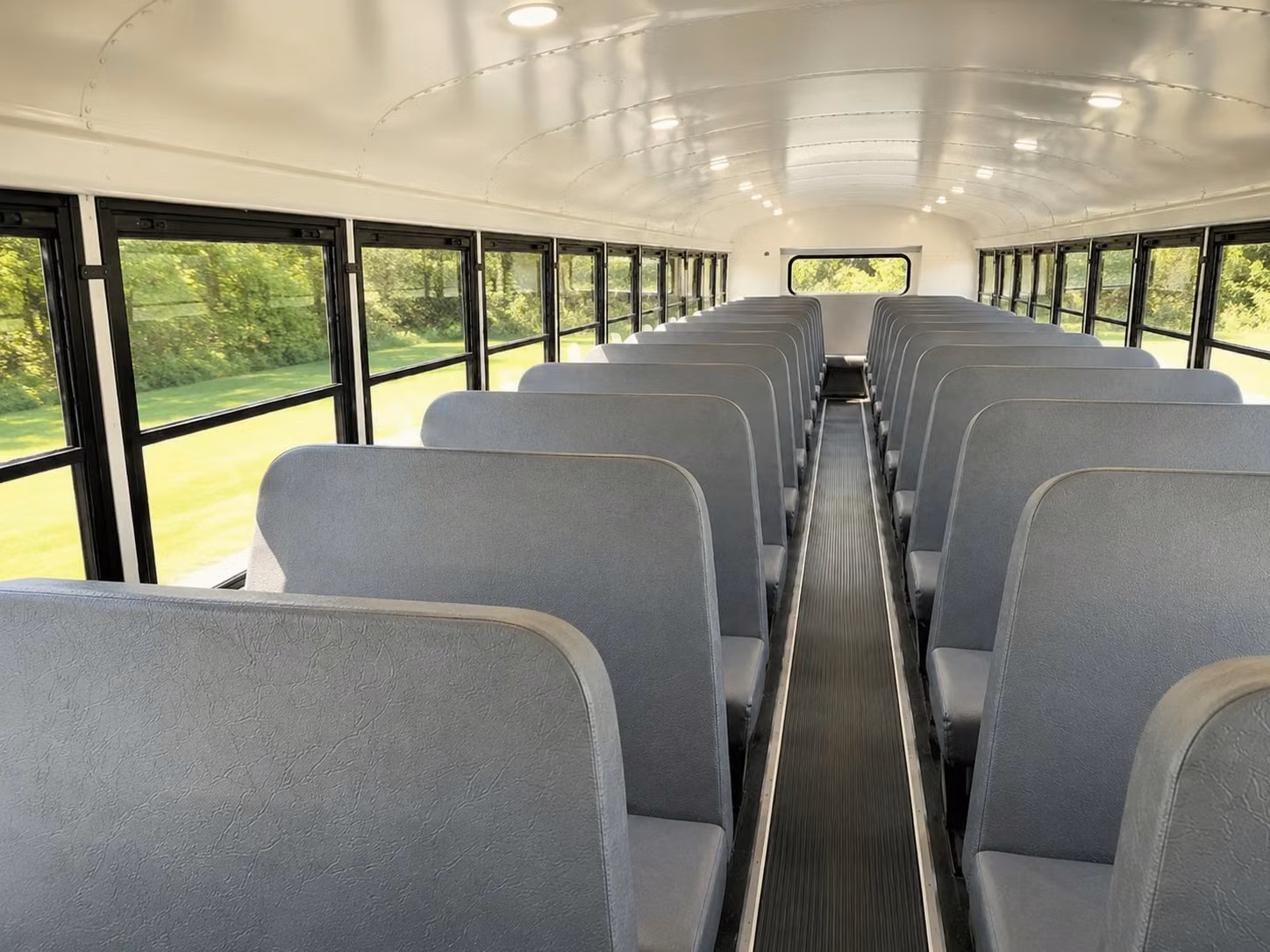 school bus interior