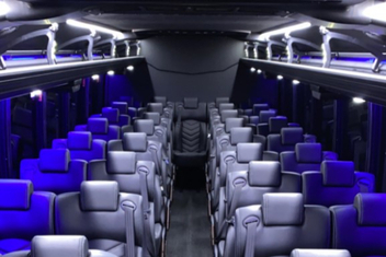 West Valley City Charter Bus Interior